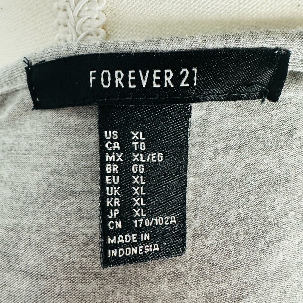Forever 21 Gray Top Maxi Dress Size XL - Picture 4 of 4